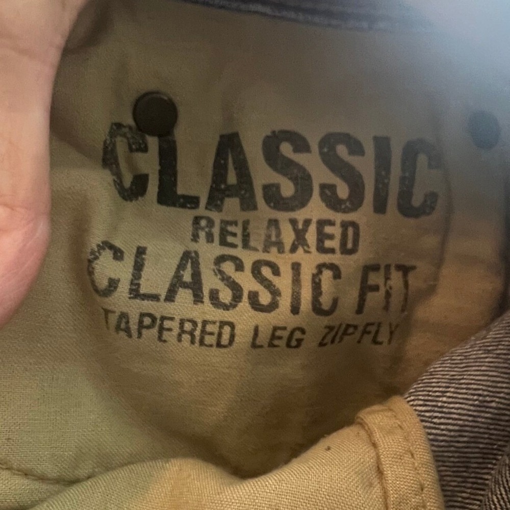 Vintage Polo Jeans Co Ralph Lauren Mens Jeans Blue Denim Tapered Leg Cotton - Picture 9 of 9